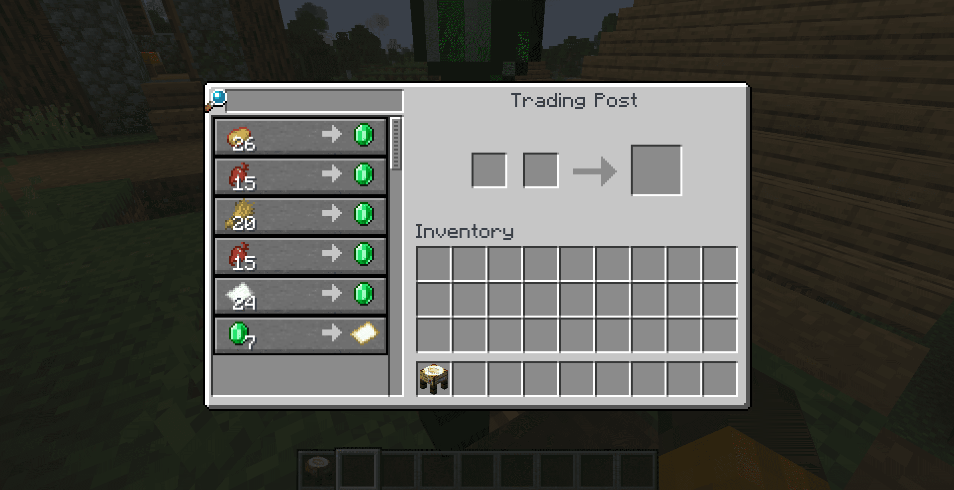 Trading Post: Recenzja moda ułatwiającego handel z osadnikami w Minecraft