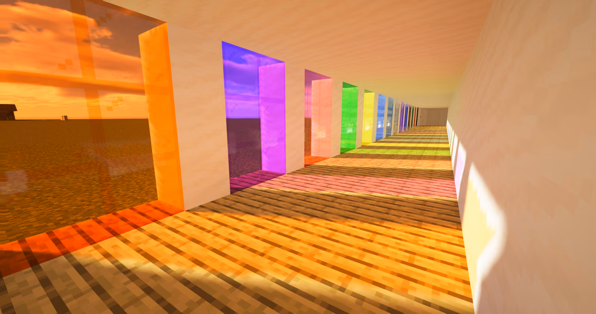 Soft lighting in a room