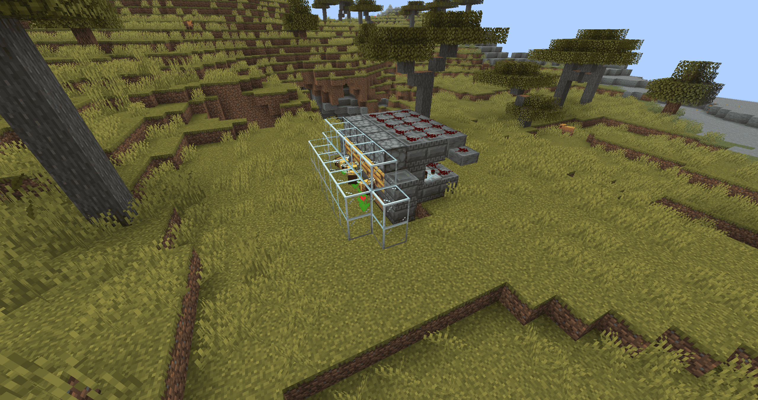 Minecraft'ta Otomatik Arı ve Bal Çiftliği Nasıl Yapılır