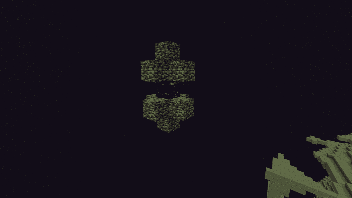 After the dragon's death, an End gateway appears near the exit — a small block-portal. You can't walk into it, the opening…