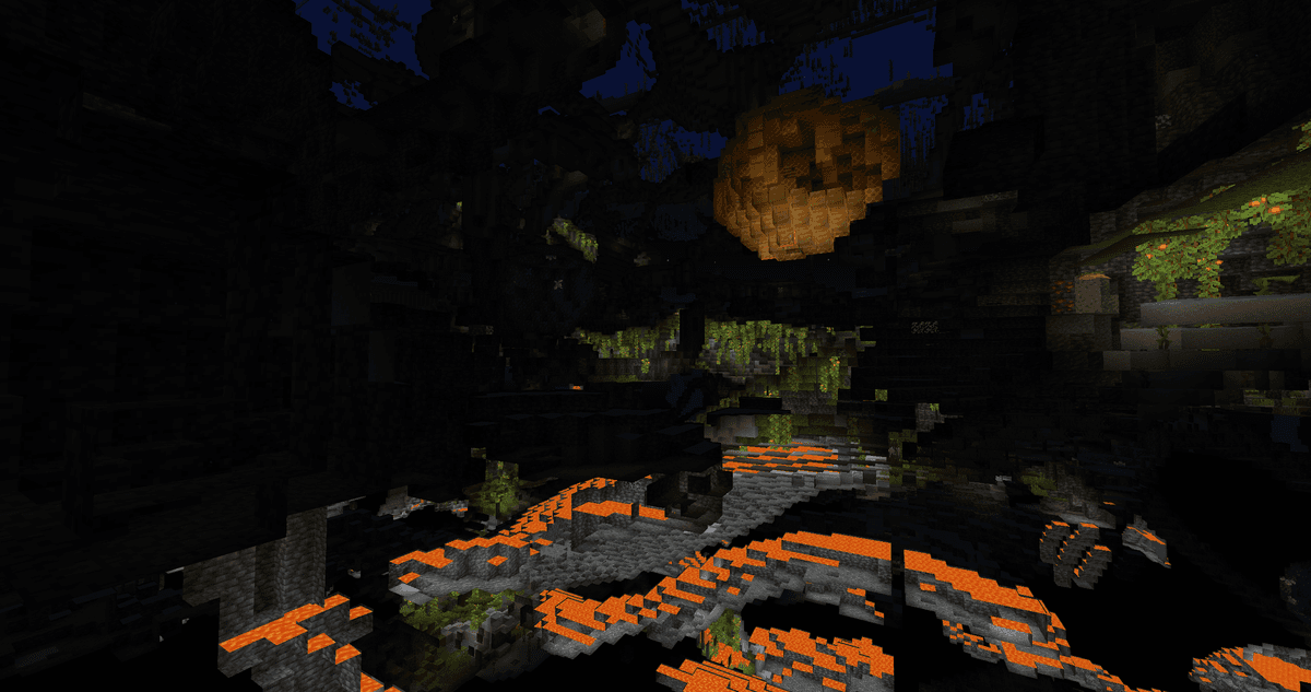 Caves have also been rewritten. The Underground Jungle is overgrown with tropical greenery beneath the surface; Fungal Caves…