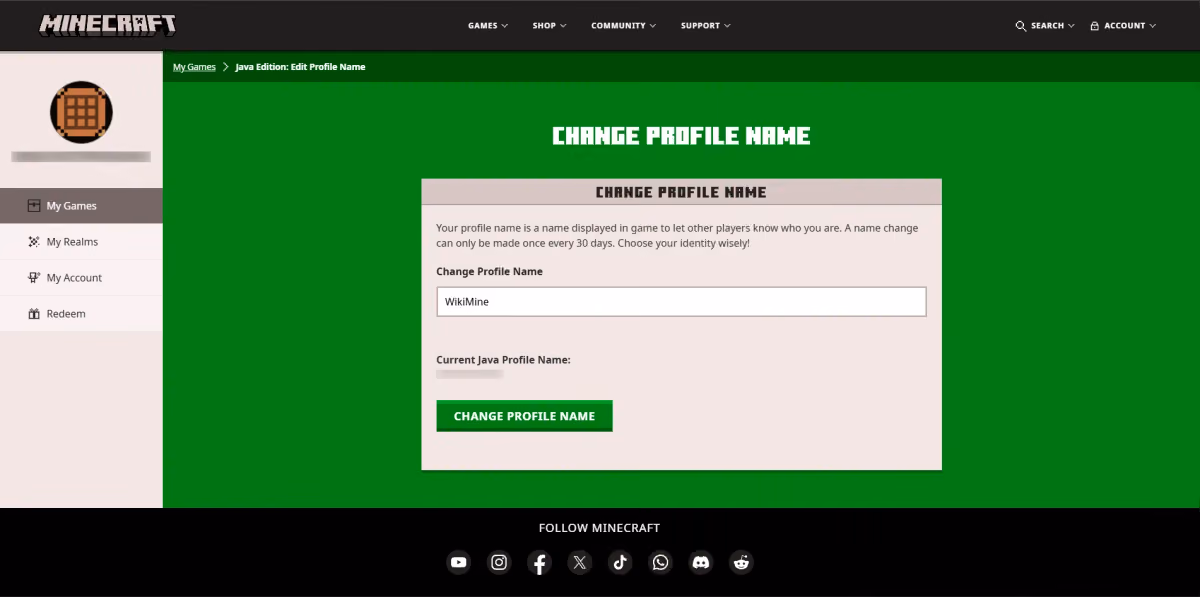 Make sure your new nickname: Is not taken by another player. Has a length of 3 to 16 characters. Contains only letters…