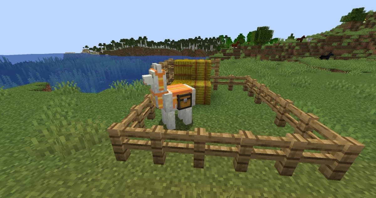 Decorative Carpets: Put a carpet on a llama to decorate it. Each color adds a unique pattern. Protection: Build an enclosure…