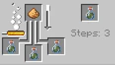 Increased Strength – add Glowstone Dust. Increases the poison level but shortens the duration.