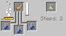 Wait for the brewing to finish — you'll get a Potion of Swiftness or Potion of Leaping.