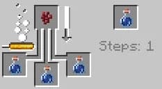 Put Nether Wart in the top slot and wait for it to brew. This will create an Awkward Potion.