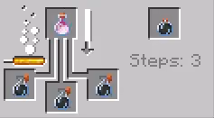 After the process is complete, you'll get a Lingering Weakness Potion.