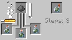 Splash Version – add Gunpowder. Makes the potion throwable and effective in an area.