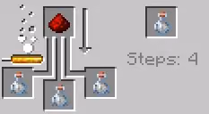 Extended Potion (8 minutes) — add Redstone.