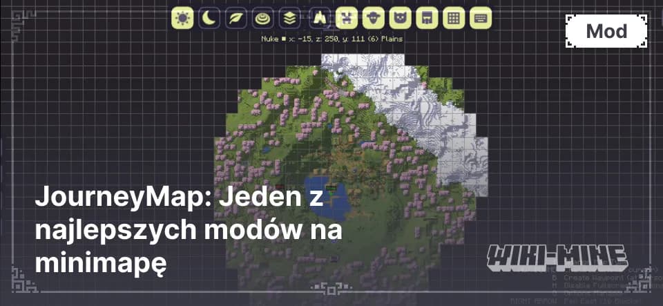 JourneyMap – Interaktywna mapa i minimapa w Minecraft