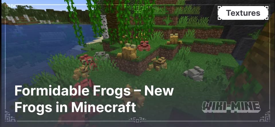 Formidable Frogs – New Frogs in Minecraft
