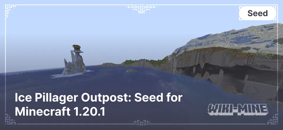 Ice Pillager Outpost: Seed for Minecraft 1.20.1