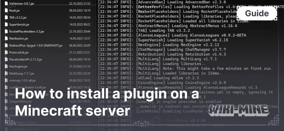 How to Install a Plugin on a Minecraft Server