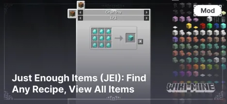 Just Enough Items (JEI) in Minecraft: Find Any Recipe, View All Items