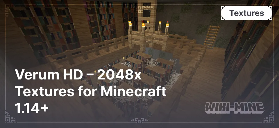 Verum HD – 2048x Textures for Minecraft 1.14+