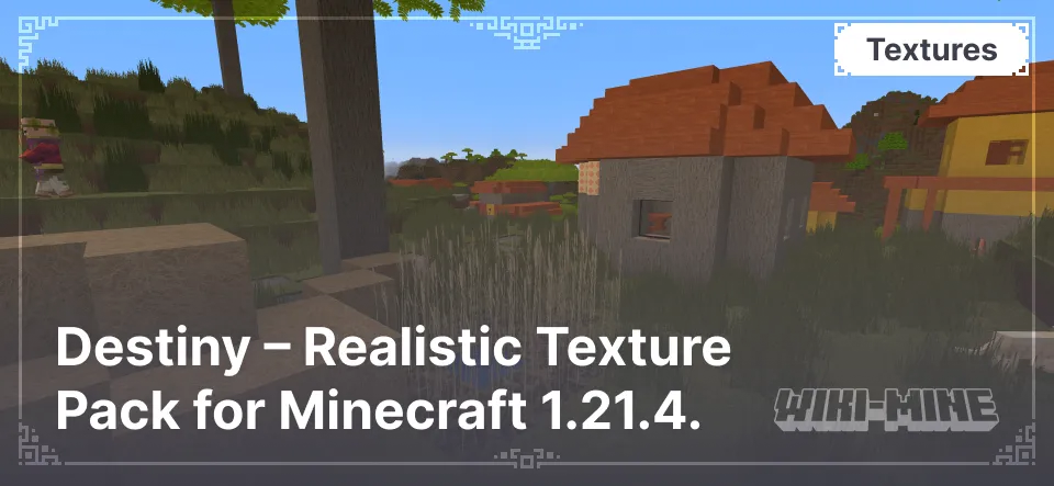 Destiny – Realistic Texture Pack for Minecraft 1.21.4.