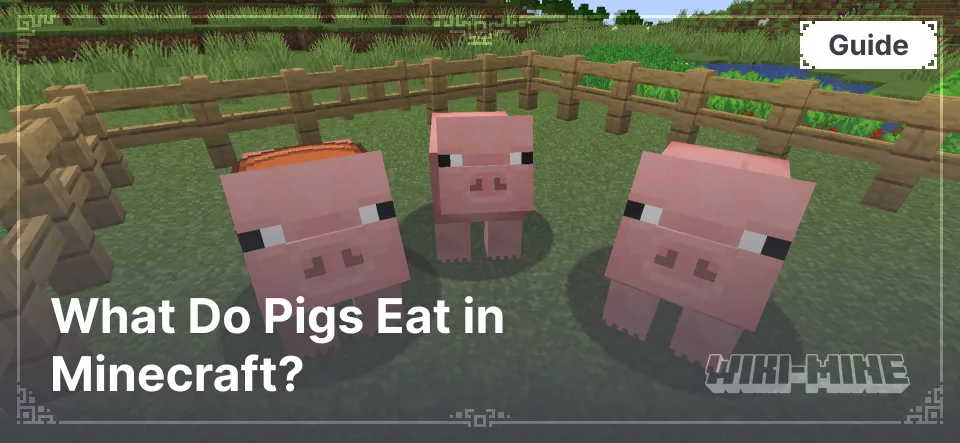 What Do Pigs Eat in Minecraft?