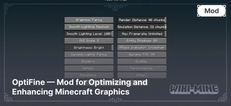 OptiFine — Mod for Optimizing and Enhancing Minecraft Graphics (1.7.2 - 1.21.4)