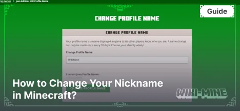 How to Change Your Nickname in Minecraft?