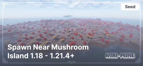 Spawn Near Mushroom Island 1.18 - 1.21.4