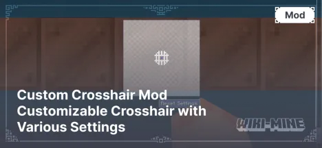 Custom Crosshair Mod Customizable Crosshair with Various Settings