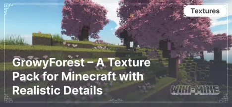 GrowyForest – A Texture Pack for Minecraft with Realistic Details