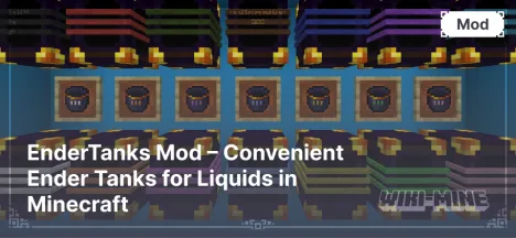 EnderTanks Mod – Convenient Ender Tanks for Liquids in Minecraft