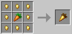 Golden Carrot Recipe in Minecraft
