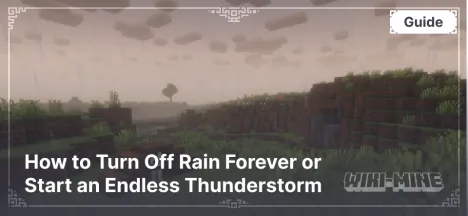 The /weather Command: How to Turn Off Rain Forever or Start an Endless Thunderstorm